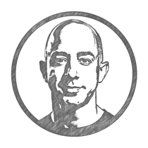 A portrait of Jeff Bezos